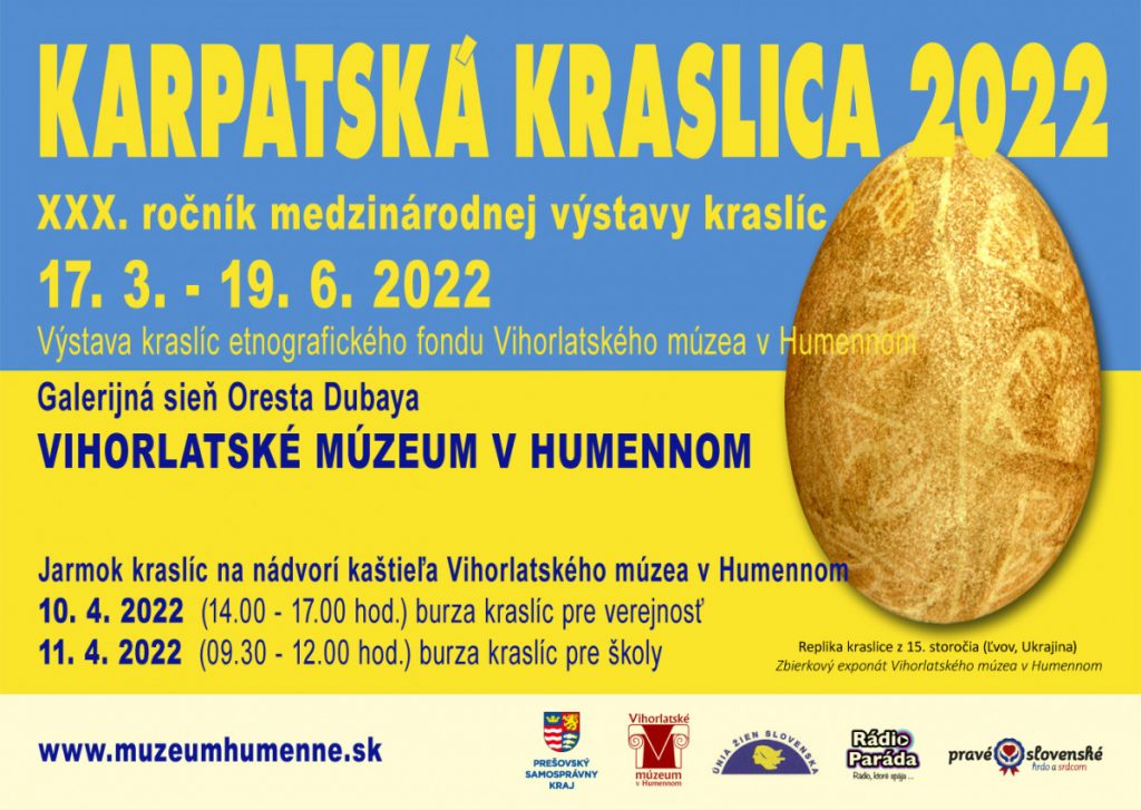 Karpatská kraslica 2022. Pozvánka