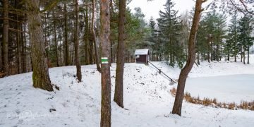 Tajch Červená studňa - druhý najvyššie položený tajch v Štiavnických vrchoch